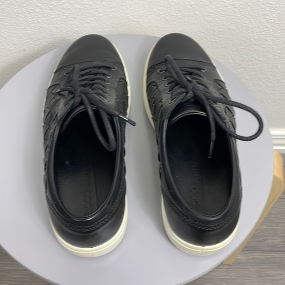 ECCO Mens Woven Leather Sneaker - 10 - Picture 6 of 7